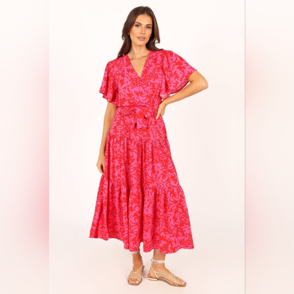 Petal & Pup Floral Dress without waist tie belt